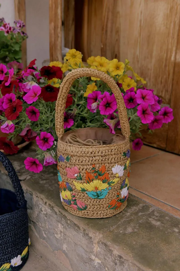 RIXO Bags Ailish Neutral Embroidery 8211 Women