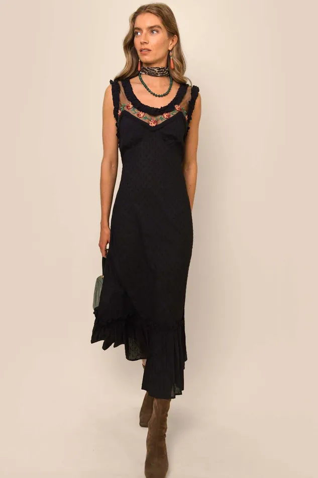 RIXO Dresses Adela Black 8211 Women