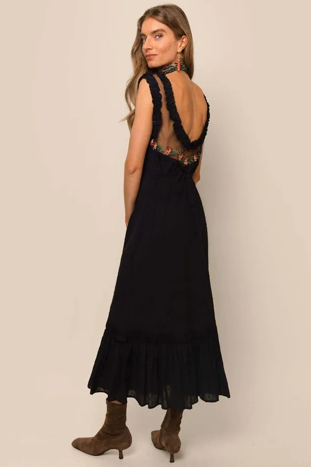 RIXO Dresses Adela Black 8211 Women
