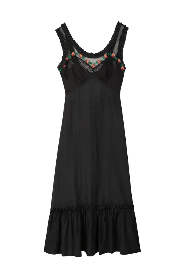RIXO Dresses Adela Black 8211 Women