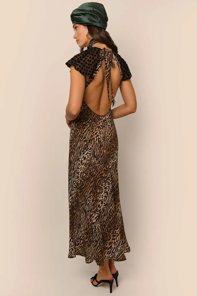 RIXO Dresses Angelina Bohemia Leopard Spot Mix 8211 Women RIXO Dresses Angelina Bohemia Leopard Spot Mix 8211 Women