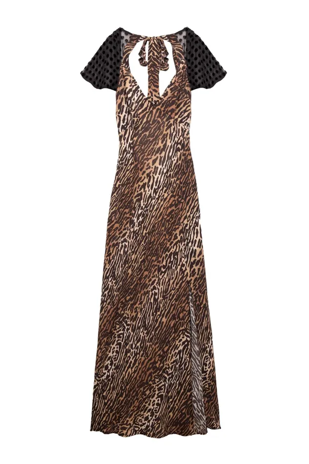 RIXO Dresses Angelina Bohemia Leopard Spot Mix 8211 Women RIXO Dresses Angelina Bohemia Leopard Spot Mix 8211 Women
