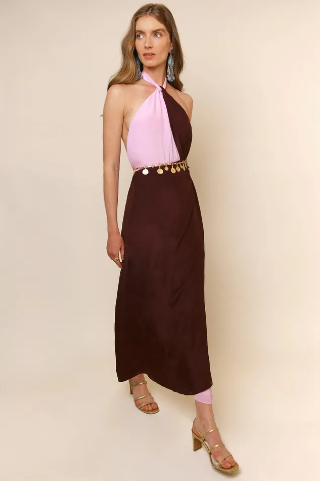 RIXO Dresses Bluebelle Chocolate Lilac Mix 8211 Women