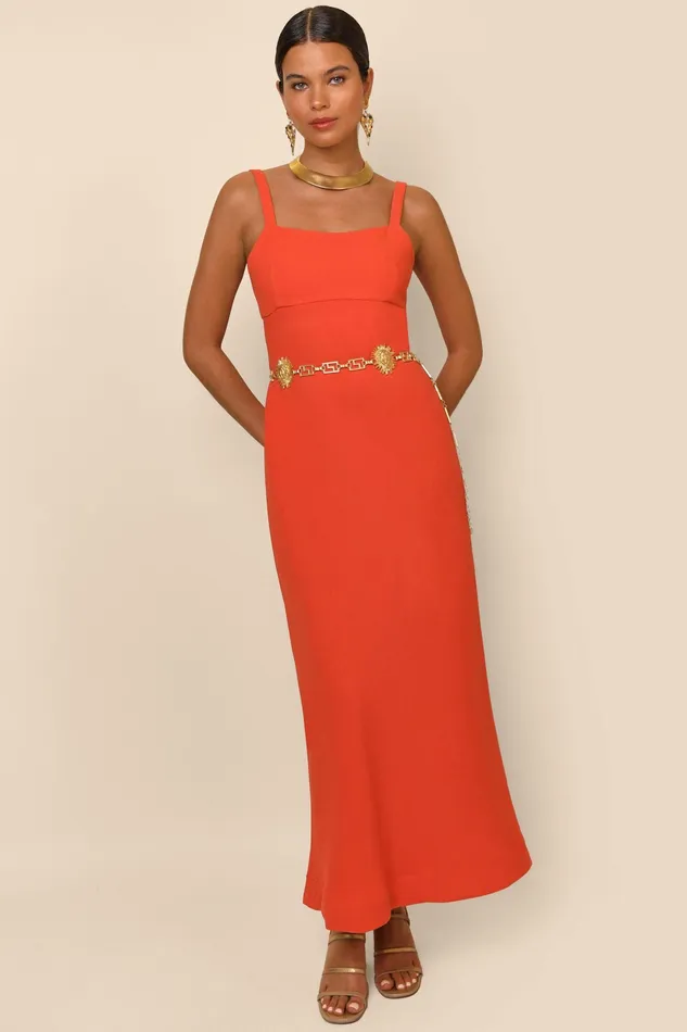 RIXO Dresses Brennan Red 8211 Women