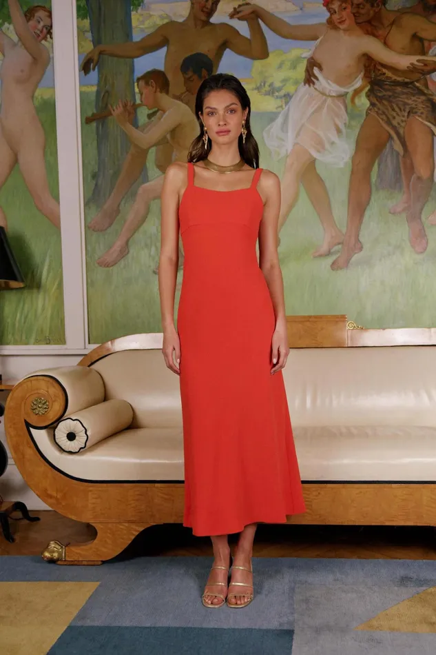 RIXO Dresses Brennan Red 8211 Women