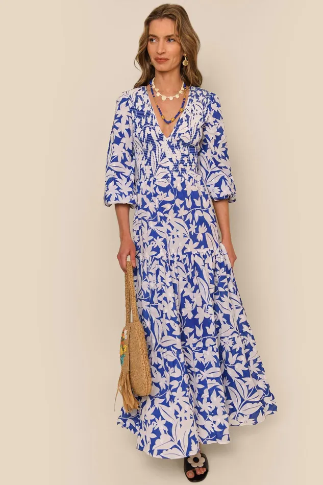 RIXO Dresses Brooke Cut Out Palm Violet 8211 Women