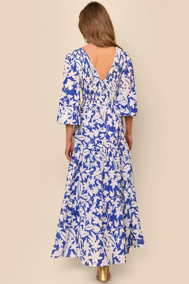 RIXO Dresses Brooke Cut Out Palm Violet 8211 Women