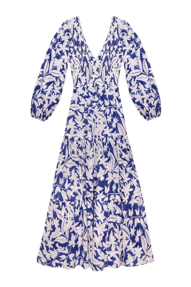 RIXO Dresses Brooke Cut Out Palm Violet 8211 Women