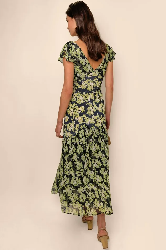 RIXO Dresses Cinzia Marais Floral Green 8211 Women RIXO Dresses Cinzia Marais Floral Green 8211 Women