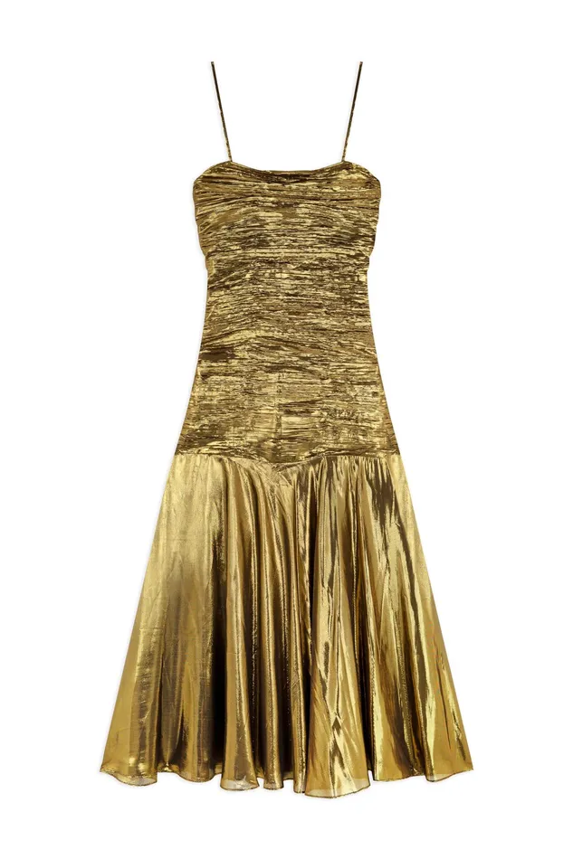 RIXO Dresses Claudette Gold 8211 Women RIXO Dresses Claudette Gold 8211 Women