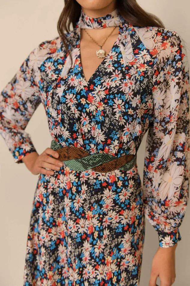 RIXO Dresses Diya Black Daisy Parade 8211 Women RIXO Dresses Diya Black Daisy Parade 8211 Women