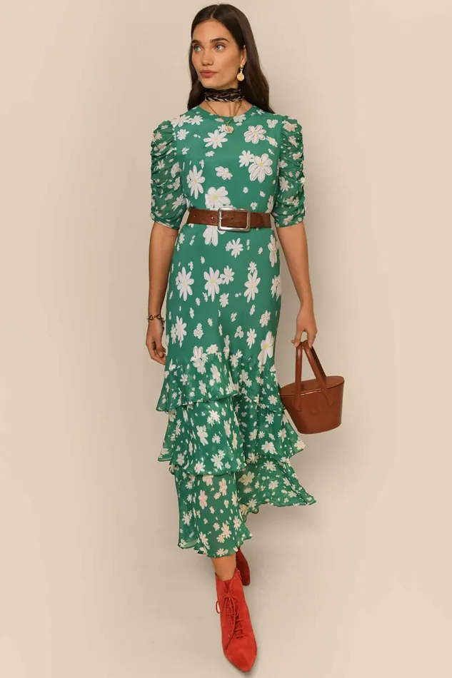 RIXO Dresses Evelyn Green Daisy Dream 8211 Women RIXO Dresses Evelyn Green Daisy Dream 8211 Women