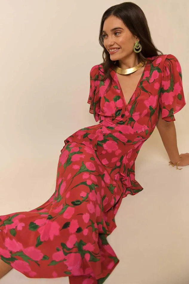 RIXO Dresses Evie Fontainhas Floral Valentine 8211 Women RIXO Dresses Evie Fontainhas Floral Valentine 8211 Women
