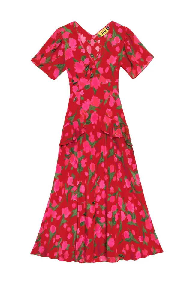RIXO Dresses Evie Fontainhas Floral Valentine 8211 Women RIXO Dresses Evie Fontainhas Floral Valentine 8211 Women