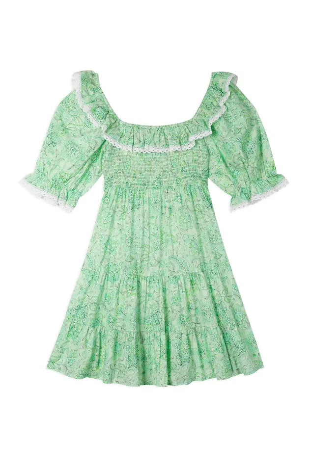RIXO Dresses Harlow Mint Paisley 8211 Women RIXO Dresses Harlow Mint Paisley 8211 Women