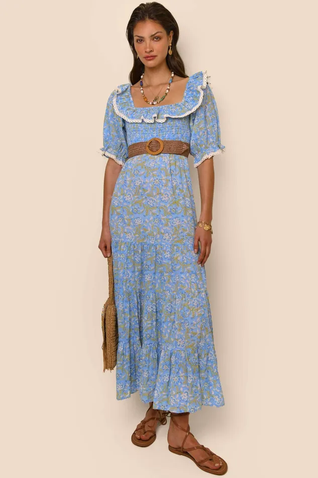 RIXO Dresses Joanie Sarasa Blue 8211 Women