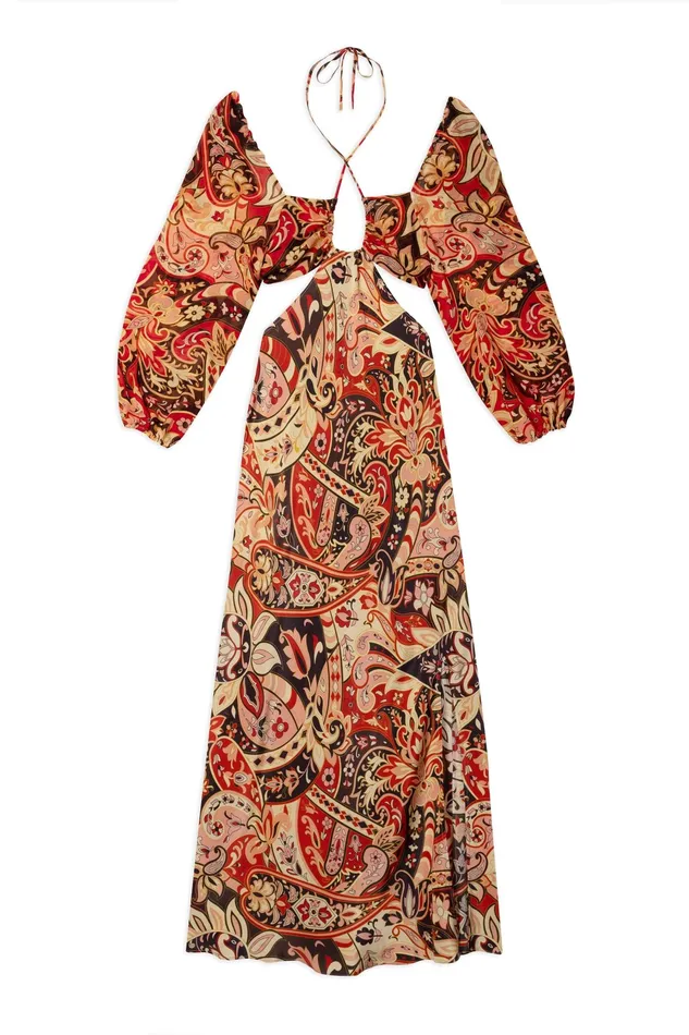 RIXO Dresses Kamilla Grace Paisley Canyon 8211 Women