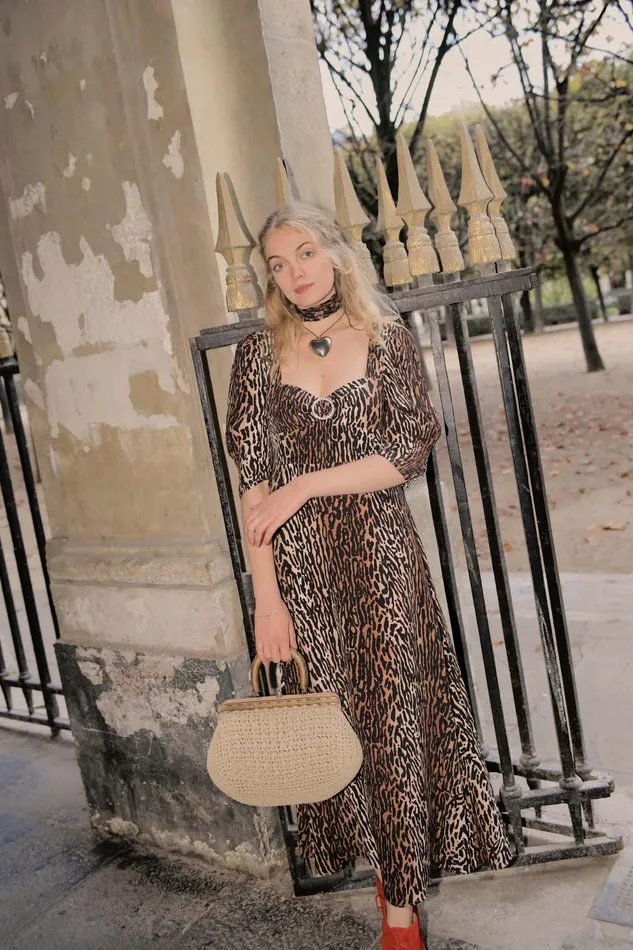 RIXO Dresses Karen Bohemia Leopard 8211 Women RIXO Dresses Karen Bohemia Leopard 8211 Women