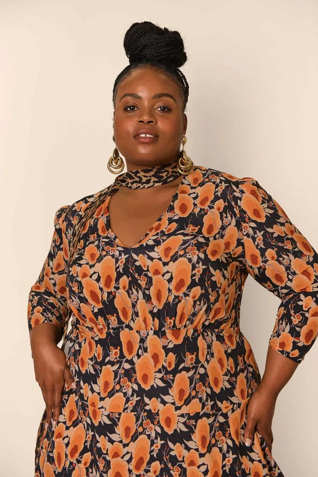 RIXO Dresses Lilian Sienna Starlet Floral Leopard Mix 8211 Women RIXO Dresses Lilian Sienna Starlet Floral Leopard Mix 8211 Women