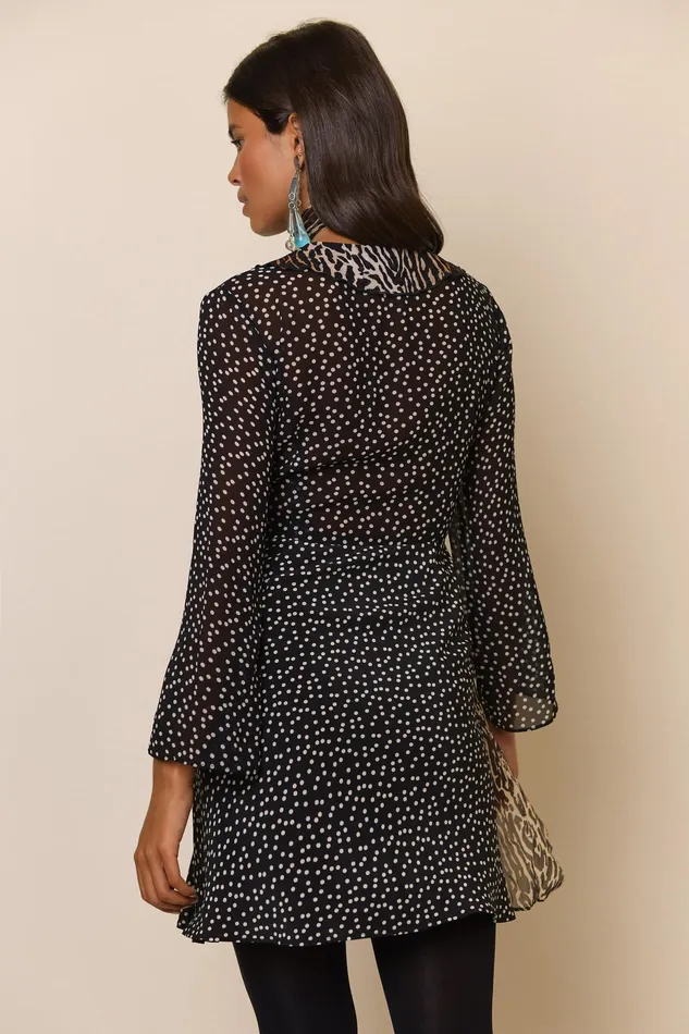 RIXO Dresses Malibu Bohemia Leopard Polka Mix 8211 Women RIXO Dresses Malibu Bohemia Leopard Polka Mix 8211 Women