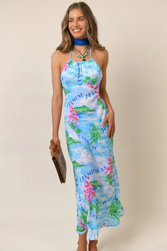 RIXO Dresses Marilyn Diamond Postcard 8211 Women