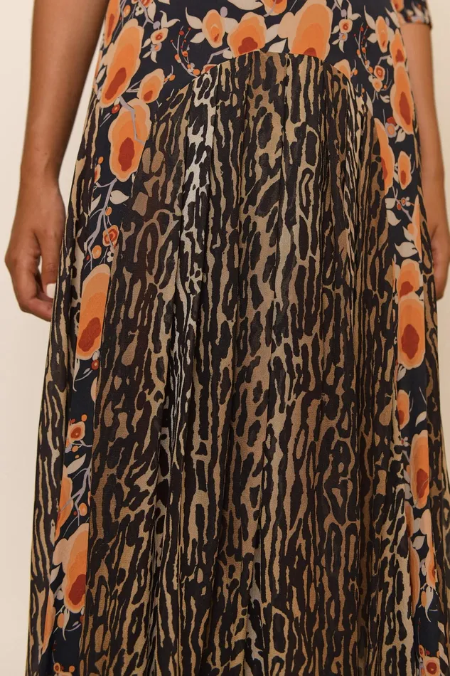 RIXO Dresses Meg Sienna Starlet Floral Leopard Mix 8211 Women RIXO Dresses Meg Sienna Starlet Floral Leopard Mix 8211 Women