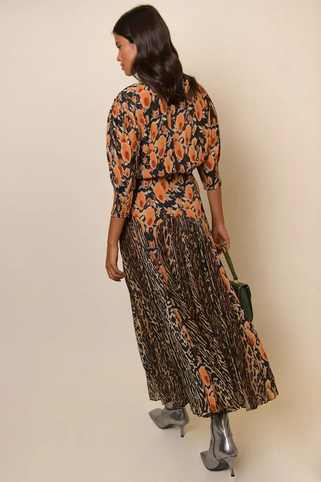 RIXO Dresses Meg Sienna Starlet Floral Leopard Mix 8211 Women RIXO Dresses Meg Sienna Starlet Floral Leopard Mix 8211 Women