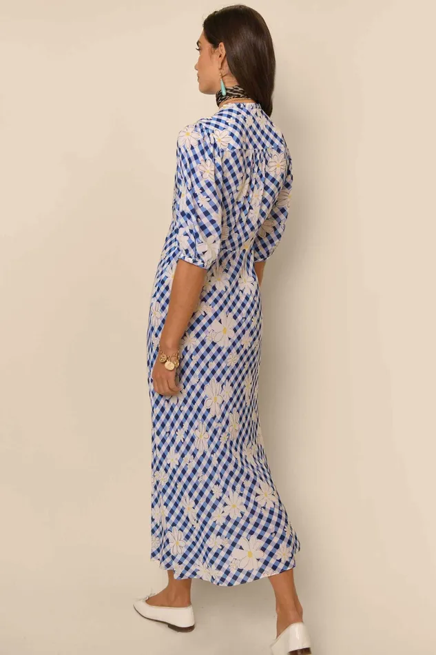 RIXO Dresses Nicolette Riviera Daisy Check 8211 Women
