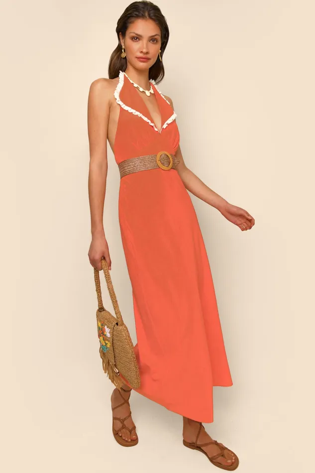 RIXO Dresses Sabrina Coral 8211 Women RIXO Dresses Sabrina Coral 8211 Women