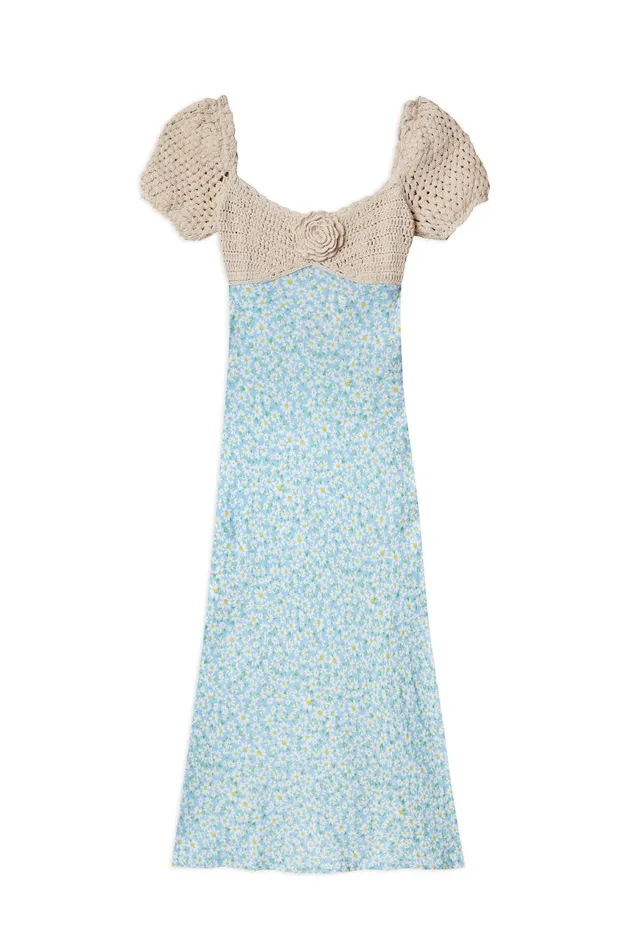 RIXO Dresses Sardinia Blue Daisy Chain 8211 Women RIXO Dresses Sardinia Blue Daisy Chain 8211 Women