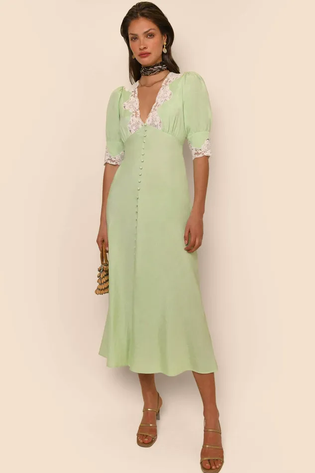 RIXO Dresses Simone Green 8211 Women RIXO Dresses Simone Green 8211 Women