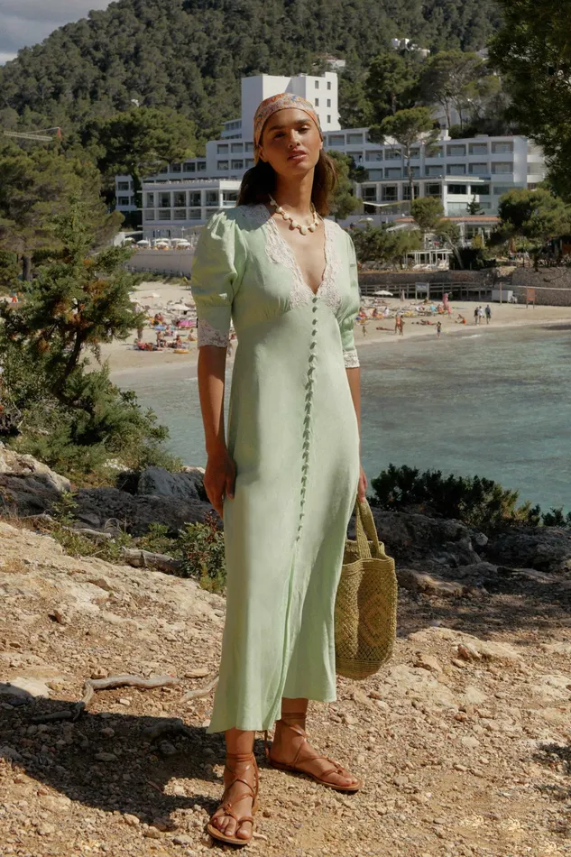 RIXO Dresses Simone Green 8211 Women RIXO Dresses Simone Green 8211 Women