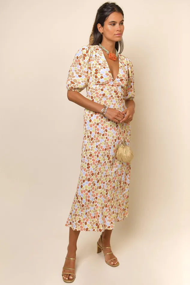 RIXO Dresses Steph Stone Multi Tulip 8211 Women