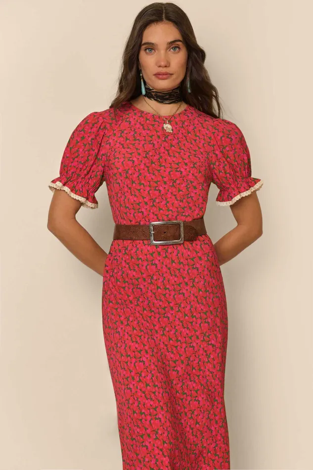 RIXO Dresses Venice Fontainhas Ditsy Valentine 8211 Women