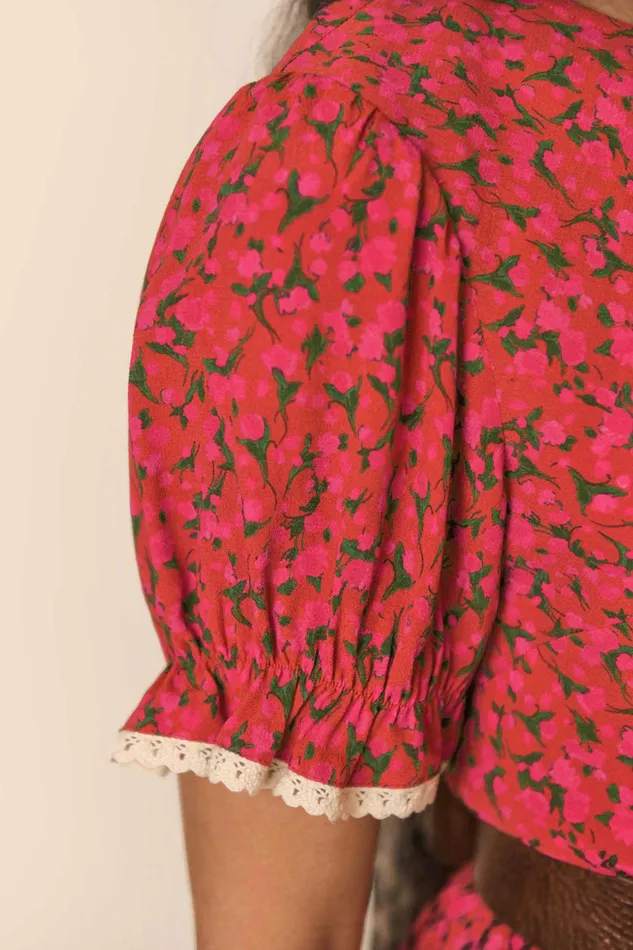 RIXO Dresses Venice Fontainhas Ditsy Valentine 8211 Women