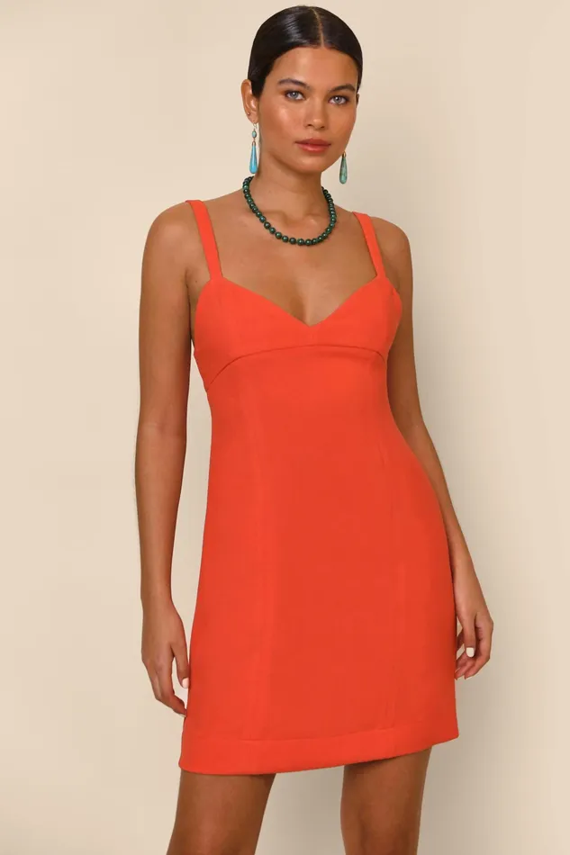 RIXO Dresses Zeena Red 8211 Women