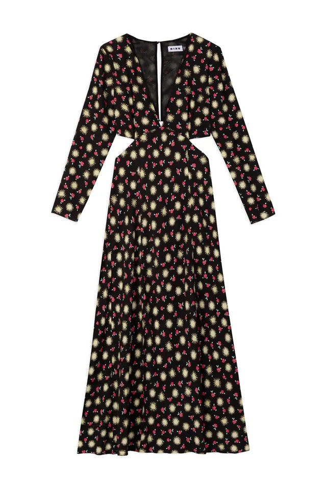 RIXO Dresses Zora Sun Petal Black 8211 Women RIXO Dresses Zora Sun Petal Black 8211 Women