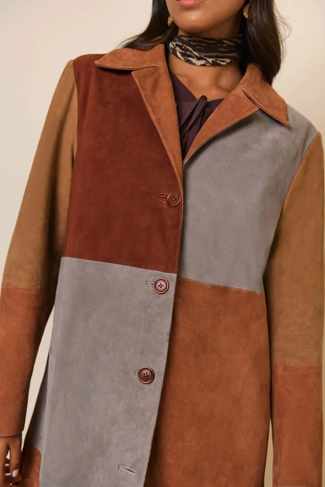 RIXO Outerwear Lindsey Patchwork Autumn 8211 Women