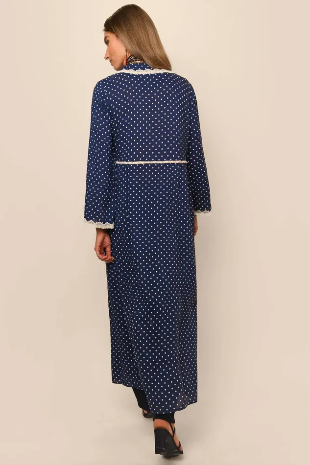 RIXO Outerwear Mallory Polka Dot Navy 8211 Women RIXO Outerwear Mallory Polka Dot Navy 8211 Women