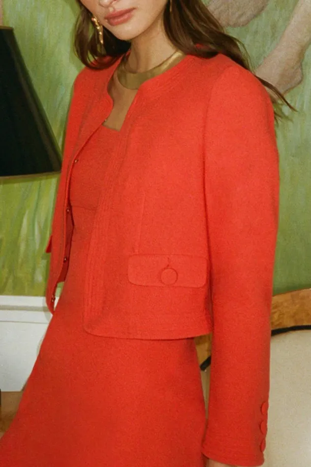 RIXO Outerwear Maryanne Red 8211 Women