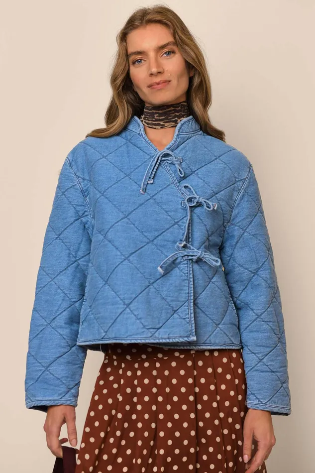 RIXO Outerwear Rhae Denim 8211 Women