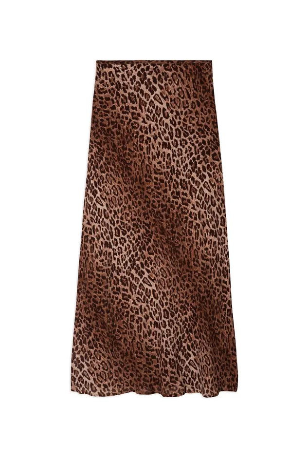 RIXO Skirts Kelly Leopard 8211 Women