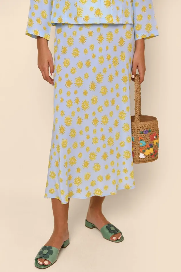 RIXO Skirts Kelly Sunshine Blue 8211 Women