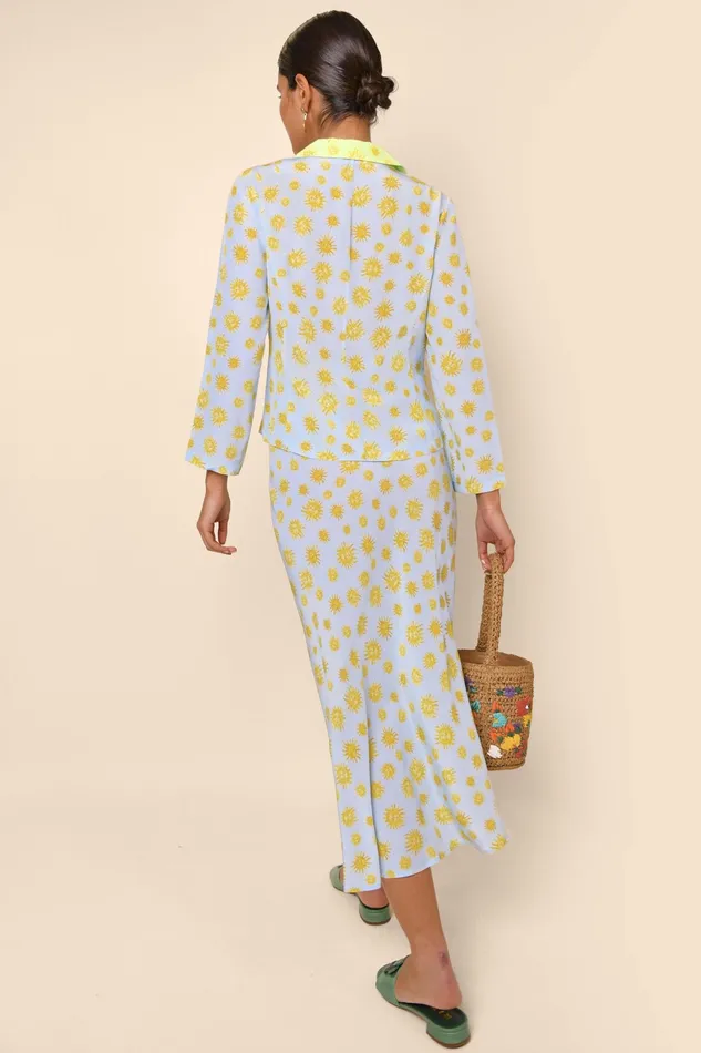 RIXO Skirts Kelly Sunshine Blue 8211 Women
