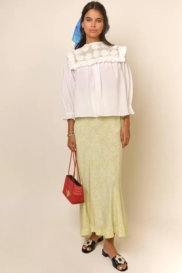 RIXO Tops Joy Ivory 8211 Women RIXO Tops Joy Ivory 8211 Women