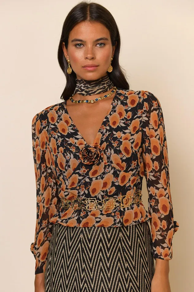 RIXO Tops Monterey Sienna Starlet Floral 8211 Women