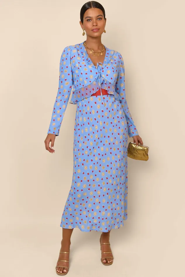 RIXO Tops Neelu Sun Petal Serenity 8211 Women