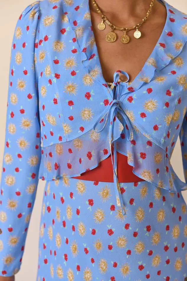 RIXO Tops Neelu Sun Petal Serenity 8211 Women