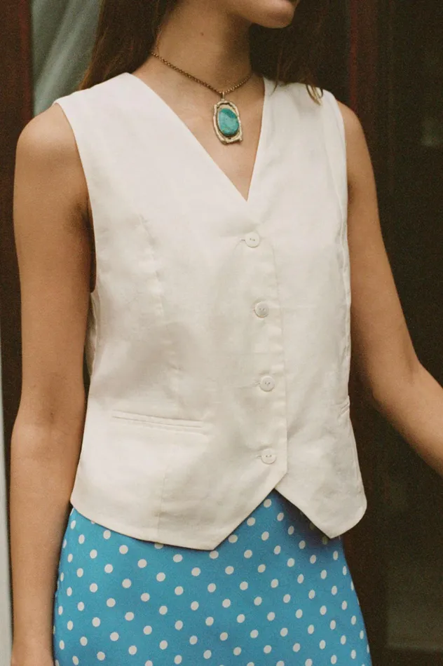 RIXO Tops Norah Cream 8211 Women