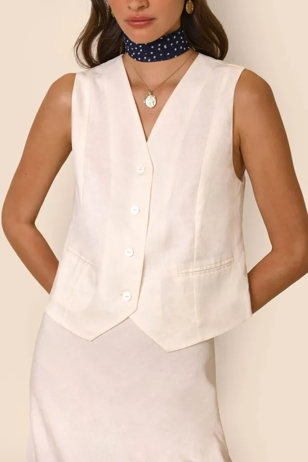 RIXO Tops Norah Cream 8211 Women RIXO Tops Norah Cream 8211 Women